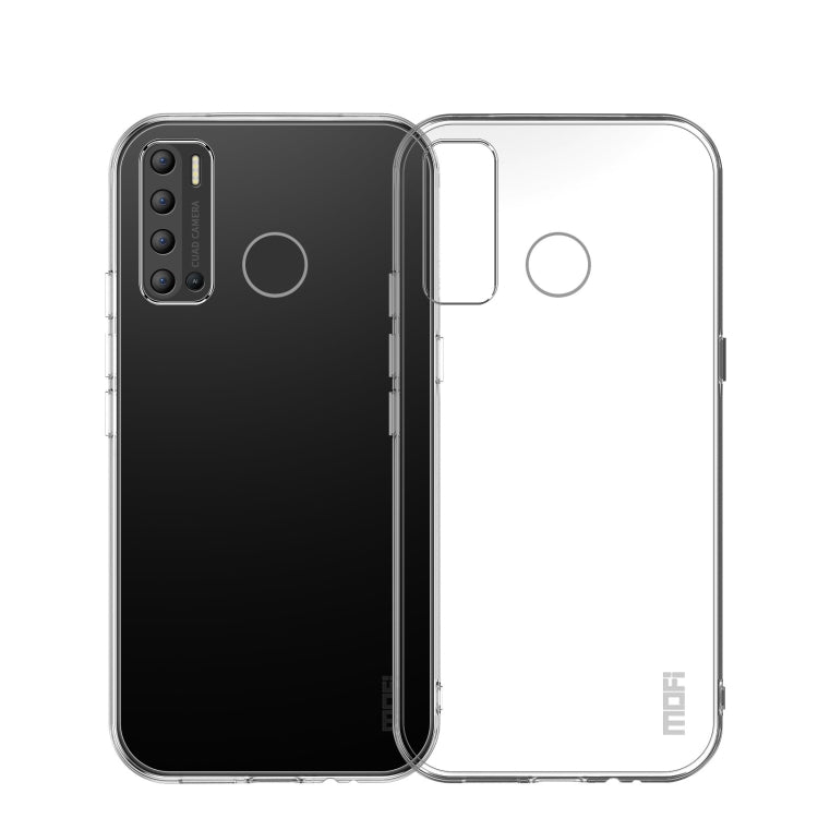 For Tecno Pouvoir Lc7 MOFI Ming Series Ultra-thin TPU Phone Case(Transparent) - Tecno Cases by MOFI | Online Shopping South Africa | PMC Jewellery