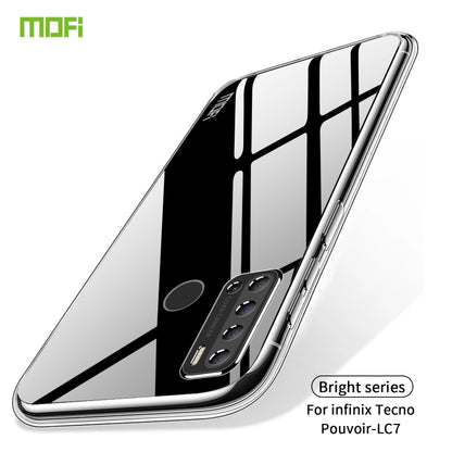 For Tecno Pouvoir Lc7 MOFI Ming Series Ultra-thin TPU Phone Case(Transparent) - Tecno Cases by MOFI | Online Shopping South Africa | PMC Jewellery