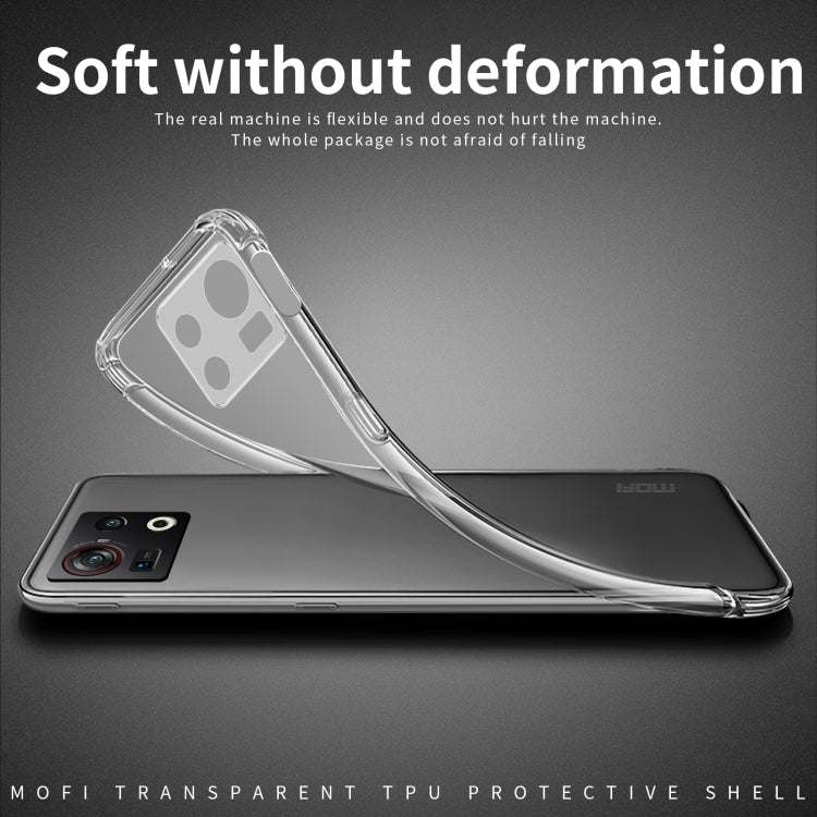 For ZTE Nubia Z40S Pro MOFI Ming Series Ultra-thin TPU Phone Case(Transparent) - ZTE Cases by MOFI | Online Shopping South Africa | PMC Jewellery