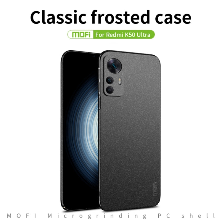 For Xiaomi 12T / 12T Pro / Redmi K50 Ultra MOFI Frosted PC Ultra-thin Hard Phone Case(Red) - Xiaomi Cases by MOFI | Online Shopping South Africa | PMC Jewellery