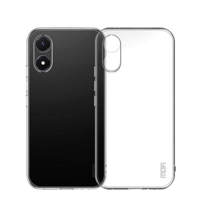 For vivo Y02s MOFI Ming Series Ultra-thin TPU Phone Case(Transparent) - vivo Cases by MOFI | Online Shopping South Africa | PMC Jewellery