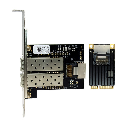 ST7243 MiniPCI-E Dual Interface Fiber Gigabit Fiber Optic SFP Server Network Card - USB Network Adapter by PMC Jewellery | Online Shopping South Africa | PMC Jewellery | Buy Now Pay Later Mobicred