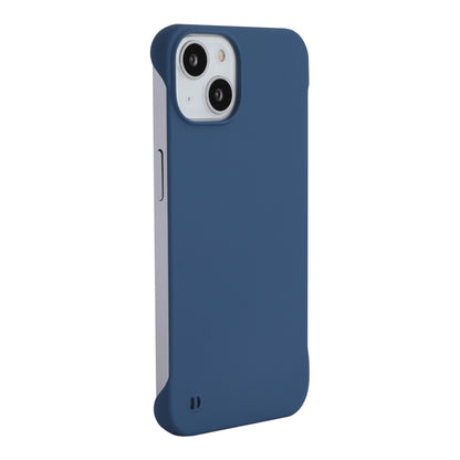 For iPhone 14 ENKAY Matte Frameless PC Phone Case(Dark Blue) - iPhone 14 Cases by ENKAY | Online Shopping South Africa | PMC Jewellery | Buy Now Pay Later Mobicred