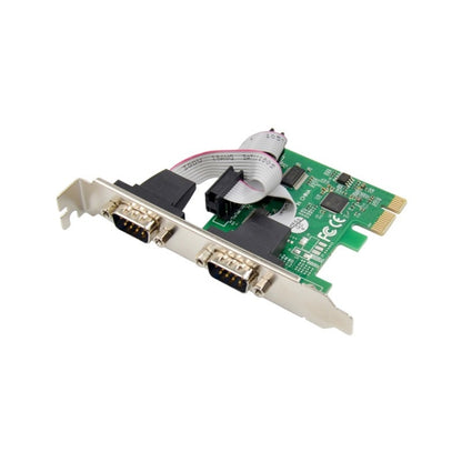 ST316 2 Ports RS232 To PCIE Converter Card AX99100 Chipset - Card Adapter by PMC Jewellery | Online Shopping South Africa | PMC Jewellery | Buy Now Pay Later Mobicred