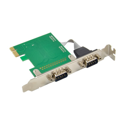 ST316 2 Ports RS232 To PCIE Converter Card AX99100 Chipset - Card Adapter by PMC Jewellery | Online Shopping South Africa | PMC Jewellery | Buy Now Pay Later Mobicred