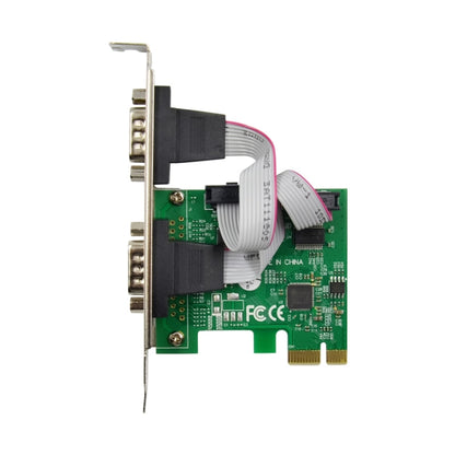 ST316 2 Ports RS232 To PCIE Converter Card AX99100 Chipset - Card Adapter by PMC Jewellery | Online Shopping South Africa | PMC Jewellery | Buy Now Pay Later Mobicred