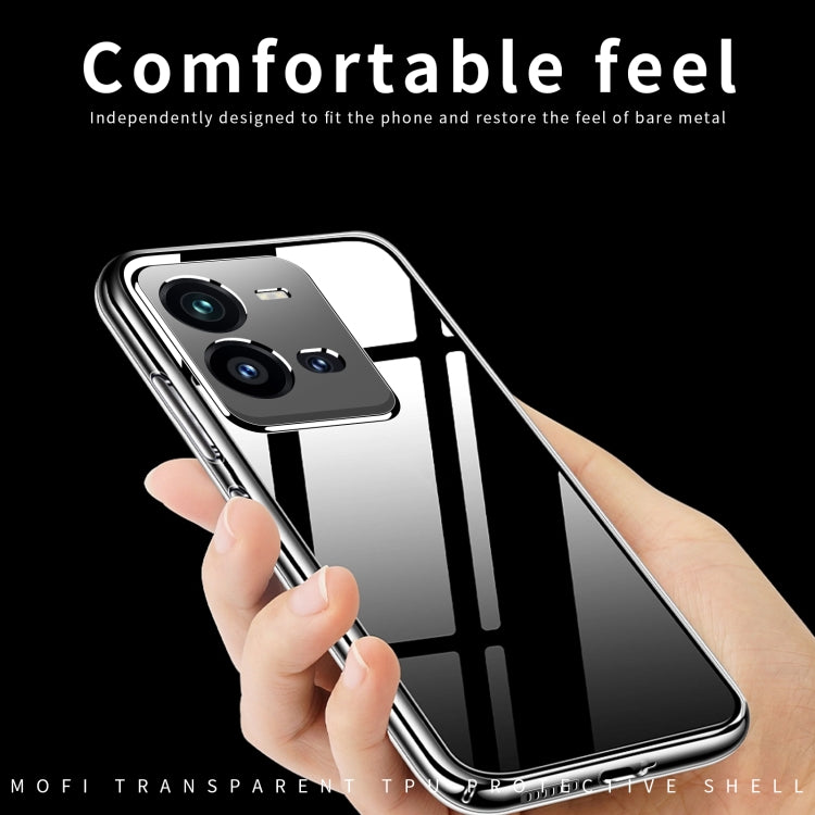 For vivo V25 MOFI Ming Series Ultra-thin TPU Phone Case(Transparent) - free shipping - PMC TechLife - Order now!
