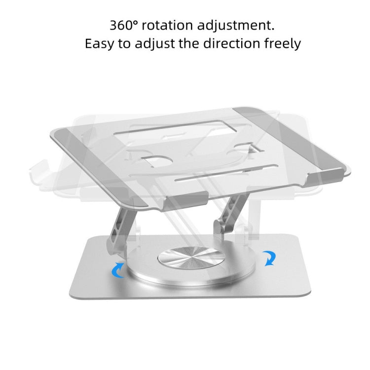 D088 Portable Aluminum 360 Degree Rotating Height Flexible Adjustable Notebook Laptop Stand - Laptop Stand by PMC Jewellery | Online Shopping South Africa | PMC Jewellery | Buy Now Pay Later Mobicred