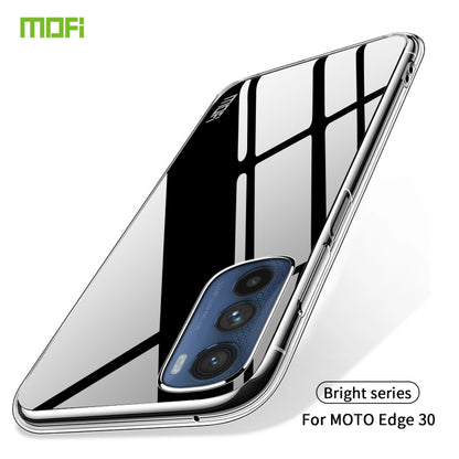 For Motorola Moto Edge 30 MOFI Ming Series Ultra-thin TPU Phone Case(Transparent) - Motorola Cases by MOFI | Online Shopping South Africa | PMC Jewellery