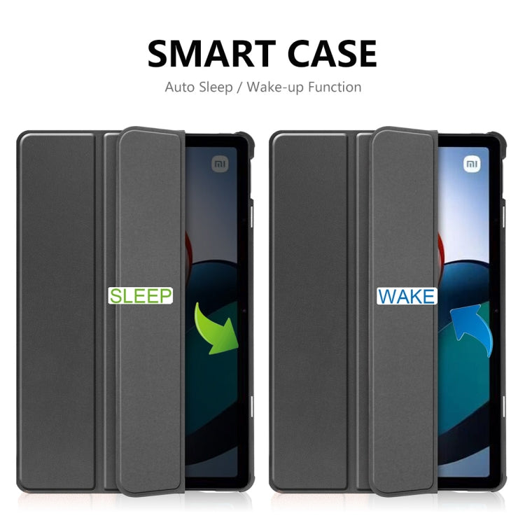 For Xiaomi Redmi Pad 10.61 inch ENKAY Tri-fold Custer Texture Leather Stand Smart Case(Purple) - free shipping - PMc TechLife - Order now!