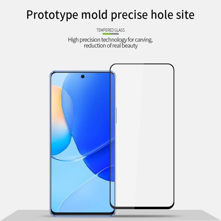 For Huawei Nova Y90 MOFI 9H 2.5D Full Screen Tempered Glass Film(Black) - Huawei Tempered Glass by MOFI | Online Shopping South Africa | PMC Jewellery