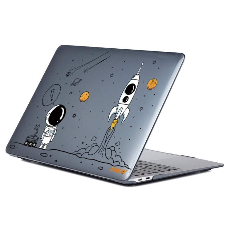 For MacBook Pro 14.2 A2442/A2779 2023 ENKAY Hat-Prince 3 in 1 Spaceman Pattern Laotop Protective Crystal Case with TPU Keyboard Film / Anti-dust Plugs, Version:US(Spaceman No.1) - free shipping - PMC Jewellery - Order now!