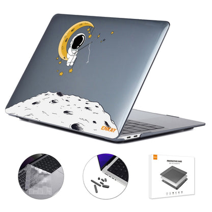 For MacBook Pro 14.2 A2442/A2779 2023 ENKAY Hat-Prince 3 in 1 Spaceman Pattern Laotop Protective Crystal Case with TPU Keyboard Film / Anti-dust Plugs, Version:US(Spaceman No.3) - MacBook Pro Cases by ENKAY | Online Shopping South Africa | PMC Jewellery | Buy Now Pay Later Mobicred