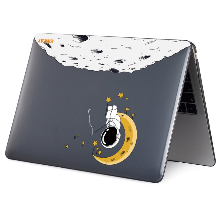 For MacBook Pro 14.2 A2442/A2779 2023 ENKAY Hat-Prince 3 in 1 Spaceman Pattern Laotop Protective Crystal Case with TPU Keyboard Film / Anti-dust Plugs, Version:EU(Spaceman No.3) - MacBook Pro Cases by ENKAY | Online Shopping South Africa | PMC Jewellery | Buy Now Pay Later Mobicred