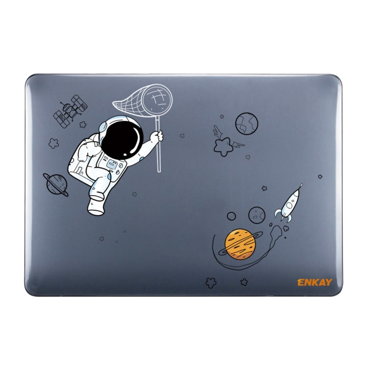 For MacBook Pro 16.2 A2485/A2880 2023 ENKAY Hat-Prince 3 in 1 Spaceman Pattern Laotop Protective Crystal Case with TPU Keyboard Film / Anti-dust Plugs, Version:EU(Spaceman No.2) - free shipping - PMC Jewellery - Order now!