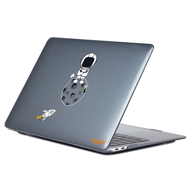 For MacBook Pro 16.2 A2485/A2880 2023 ENKAY Hat-Prince 3 in 1 Spaceman Pattern Laotop Protective Crystal Case with TPU Keyboard Film / Anti-dust Plugs, Version:EU(Spaceman No.4) - free shipping - PMC Jewellery - Order now!