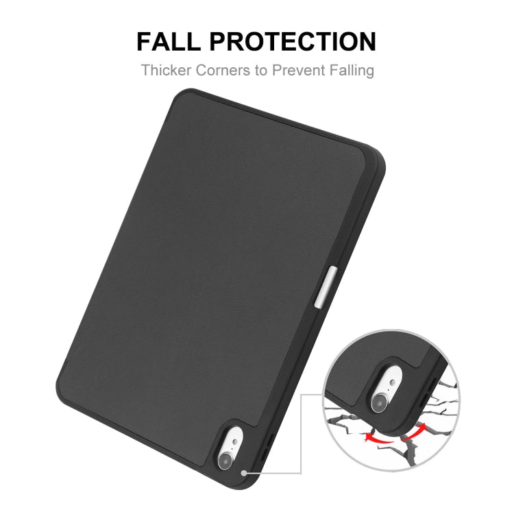 For iPad 2025 / 2022 ENKAY TPU Back Cover Smart Leather Stand Tablet Case with Pen Slot(Dark Green) - free shipping - PMc TechLife - Order now!