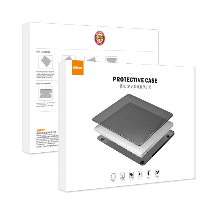 For MacBook Pro 14.2 A2442/A2779 2023 ENKAY Hat-Prince 3 in 1 Protective Bracket  Case Cover Hard Shell with TPU Keyboard Film / Anti-dust Plugs, Version:US(Grey) - MacBook Pro Cases by ENKAY | Online Shopping South Africa | PMC Jewellery | Buy Now Pay Later Mobicred