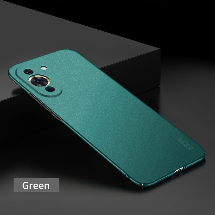 For Huawei Nova 10 MOFI Fandun Series Frosted PC Ultra-thin Phone Case(Green) - Huawei Cases by MOFI | Online Shopping South Africa | PMC TechLife | Buy Now Pay Later Mobicred