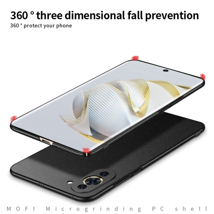 For Huawei Nova 10 Pro MOFI Fandun Series Frosted PC Ultra-thin Phone Case(Blue) - Huawei Cases by MOFI | Online Shopping South Africa | PMC TechLife | Buy Now Pay Later Mobicred