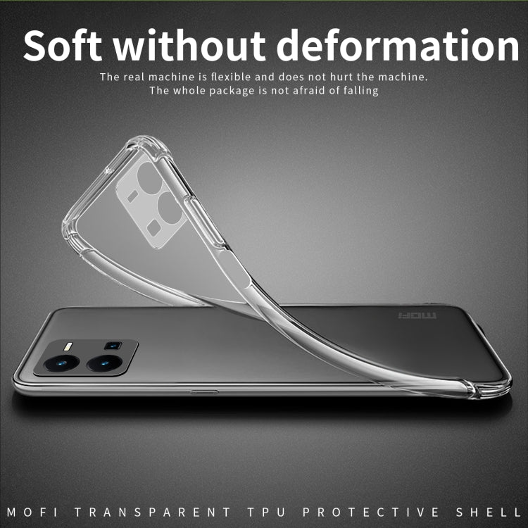 For vivo Y35 4G MOFI Ming Series Ultra-thin TPU Phone Case(Transparent) - vivo Cases by MOFI | Online Shopping South Africa | PMC Jewellery