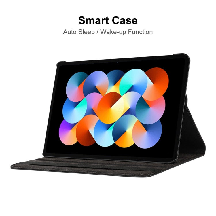For Xiaomi Redmi Pad 10.61 ENKAY Hat-Prince 360 Degree Rotation Litchi Leather Smart Case(Black) - free shipping - PMc TechLife - Order now!