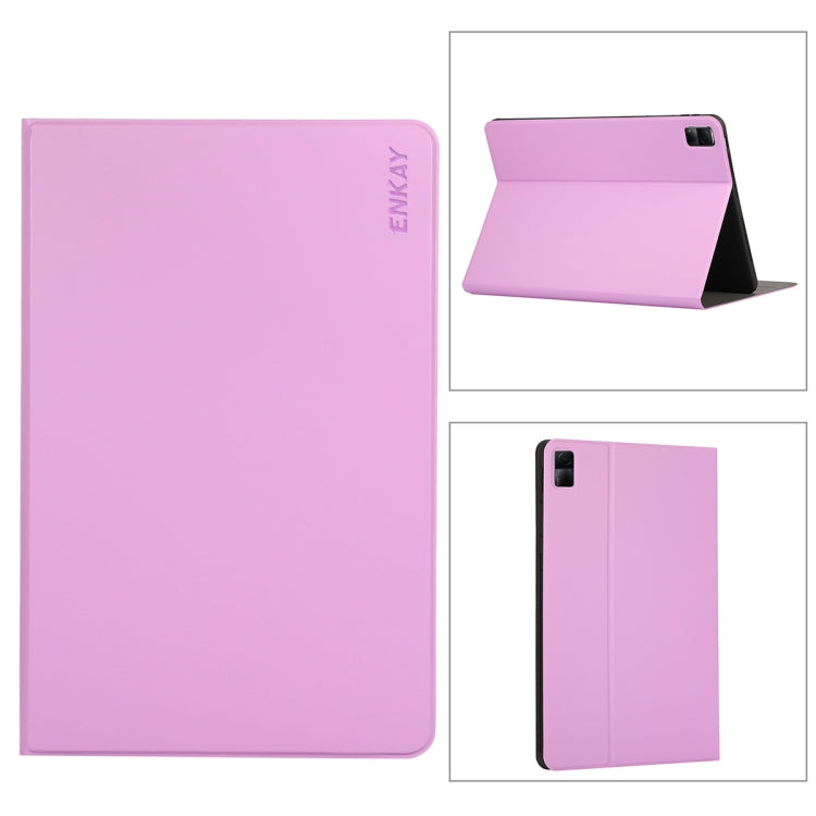 For Xiaomi Redmi Pad 10.61 ENKAY Hat-Prince Auto Sleep and Wake Up PU Leather Stand Case Shockproof Cover(Purple) - free shipping - PMc TechLife - Order now!