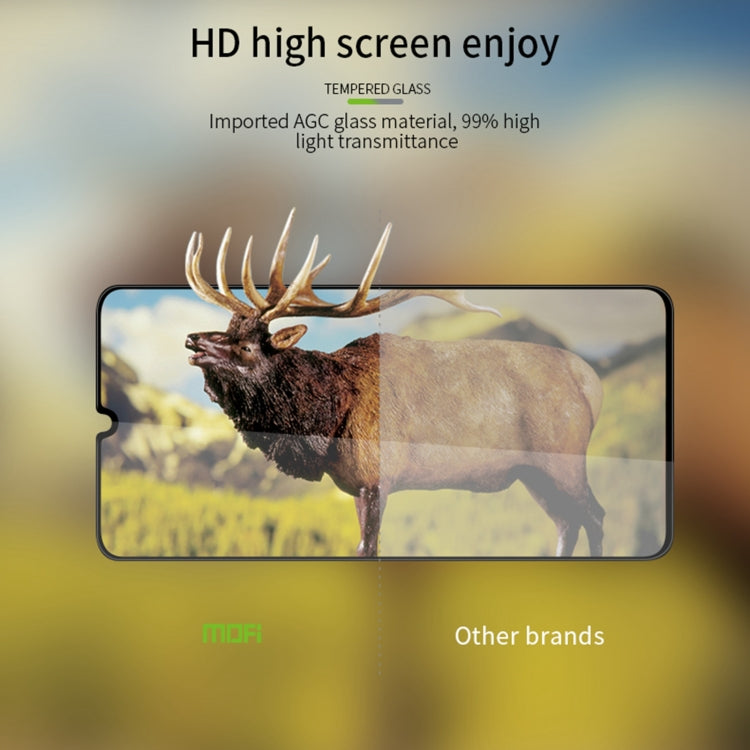 For Samsung Galaxy A14 5G MOFI 9H 3D Explosion-proof Curved Screen Tempered Glass Film(Black) - Galaxy Tempered Glass by MOFI | Online Shopping South Africa | PMC TechLife