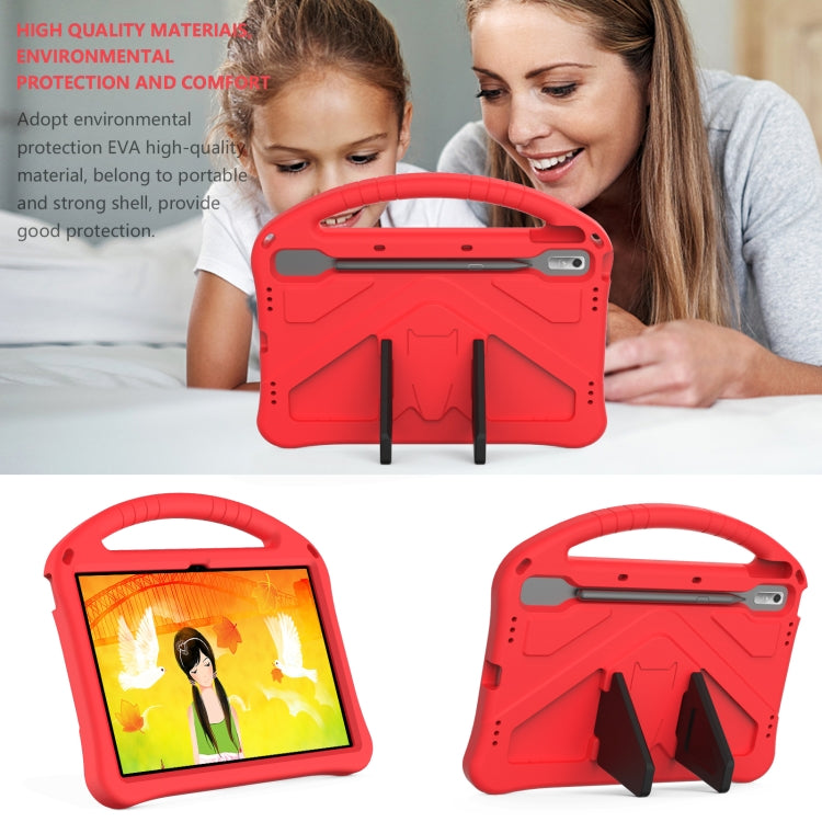 For Lenovo Tab P11 Pro 11.2 2023 TB-132FU / TB-138FC / P11 Pro11.5 2022 TB-J706F 2021 / TB-J716 2022 EVA Shockproof Tablet Case with Holder(Red) - Lenovo by PMC TechLife | Online Shopping South Africa | PMC TechLife | Buy Now Pay Later Mobicred