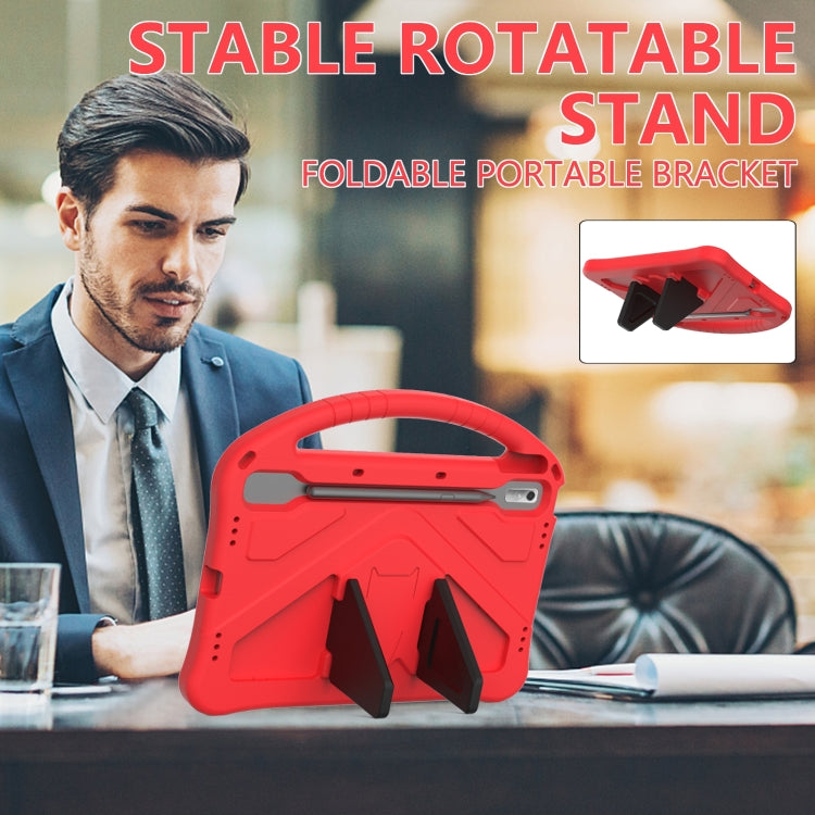 For Lenovo Tab P11 Pro 11.2 2023 TB-132FU / TB-138FC / P11 Pro11.5 2022 TB-J706F 2021 / TB-J716 2022 EVA Shockproof Tablet Case with Holder(Red) - Lenovo by PMC TechLife | Online Shopping South Africa | PMC TechLife | Buy Now Pay Later Mobicred
