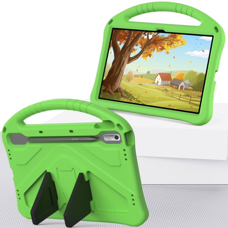 For Lenovo Tab P11 Pro 11.2 2023 TB-132FU / TB-138FC / P11 Pro11.5 2022 TB-J706F 2021 / TB-J716 2022 EVA Shockproof Tablet Case with Holder(Green) - free shipping - PMC TechLife - Order now!