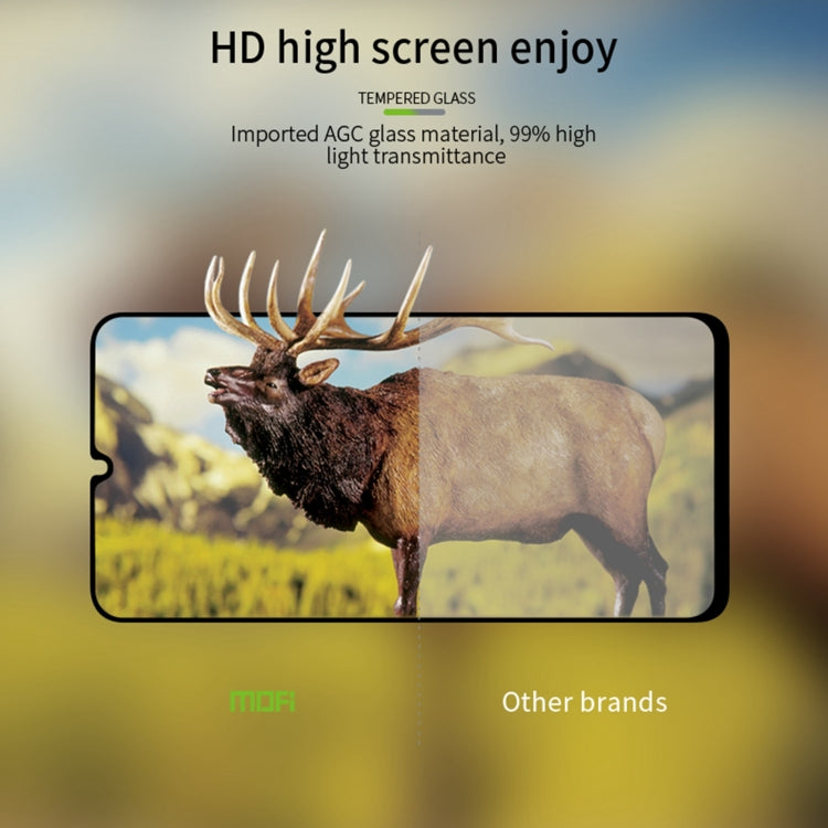 For Samsung Galaxy A14 5G MOFI 9H 2.5D Full Screen Tempered Glass Film(Black) - Galaxy Tempered Glass by MOFI | Online Shopping South Africa | PMC TechLife | Buy Now Pay Later Mobicred