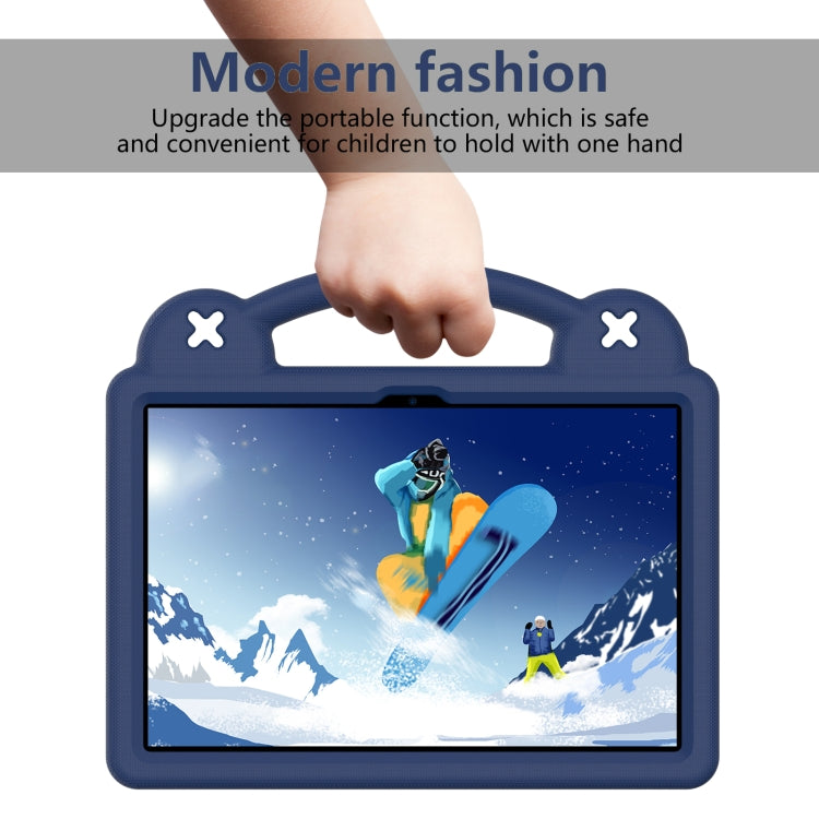 For Lenovo Tab M10 3rd Gen TB328FU / TB328XU 2022 10.1 Handle Kickstand Children EVA Shockproof Tablet Case(Navy Blue) - Lenovo by PMC TechLife | Online Shopping South Africa | PMC TechLife | Buy Now Pay Later Mobicred