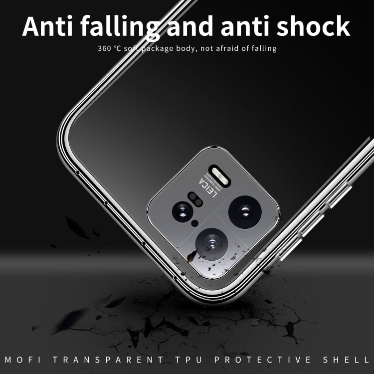 For Xiaomi 13 Pro MOFI Ming Series Ultra-thin TPU Phone Case(Transparent) - 13 Pro Cases by MOFI | Online Shopping South Africa | PMC Jewellery