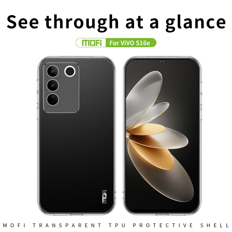 For vivo S16e MOFI Ming Series Ultra-thin TPU Phone Case(Transparent) - vivo Cases by MOFI | Online Shopping South Africa | PMC Jewellery