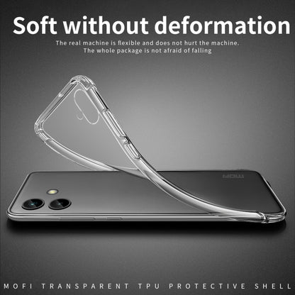 For Samsung Galaxy A04e MOFI Ming Series Ultra-thin TPU Phone Case(Transparent) - Galaxy Phone Cases by MOFI | Online Shopping South Africa | PMC Jewellery