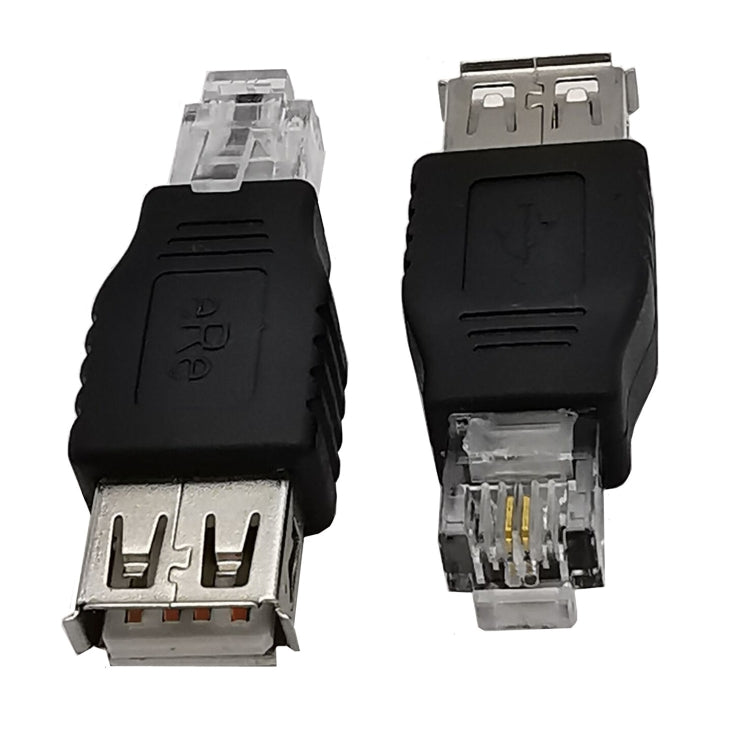 JUNSUNMAY USB Femal to Male RJ11 6P2C Adapter Converter - Modem by JUNSUNMAY | Online Shopping South Africa | PMC TechLife