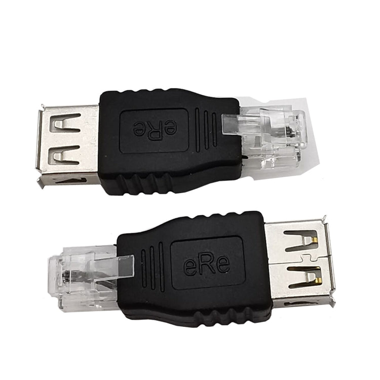 JUNSUNMAY USB Femal to Male RJ11 6P2C Adapter Converter - Modem by JUNSUNMAY | Online Shopping South Africa | PMC TechLife