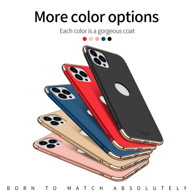 For iPhone 14 Pro MOFI Yatun Series 3 in 1 Stitching PC Phone Case(Gold) - iPhone 14 Pro Cases by MOFI | Online Shopping South Africa | PMC TechLife