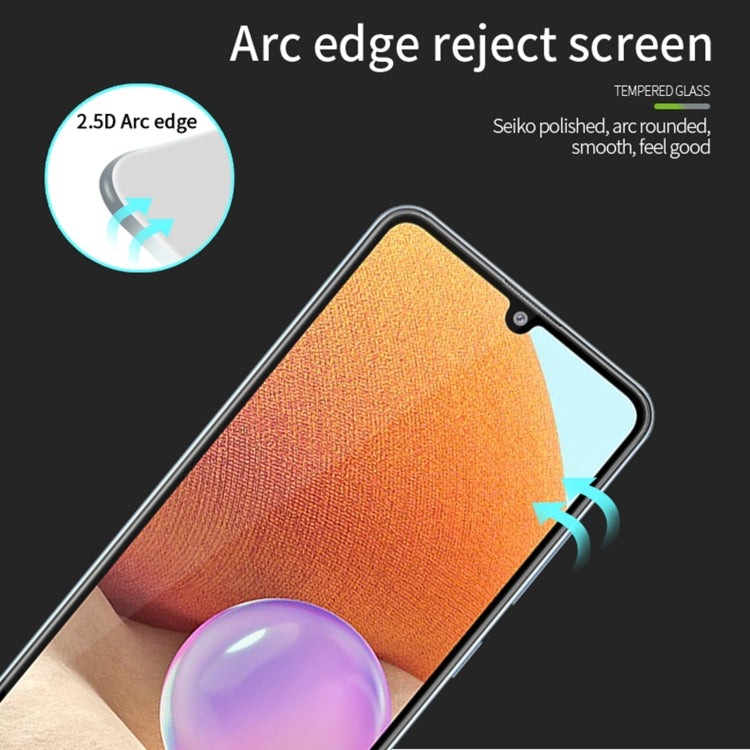 For Samsung Galaxy A34 5G MOFI 9H 2.5D Full Screen Tempered Glass Film(Black) - Galaxy Tempered Glass by MOFI | Online Shopping South Africa | PMC TechLife