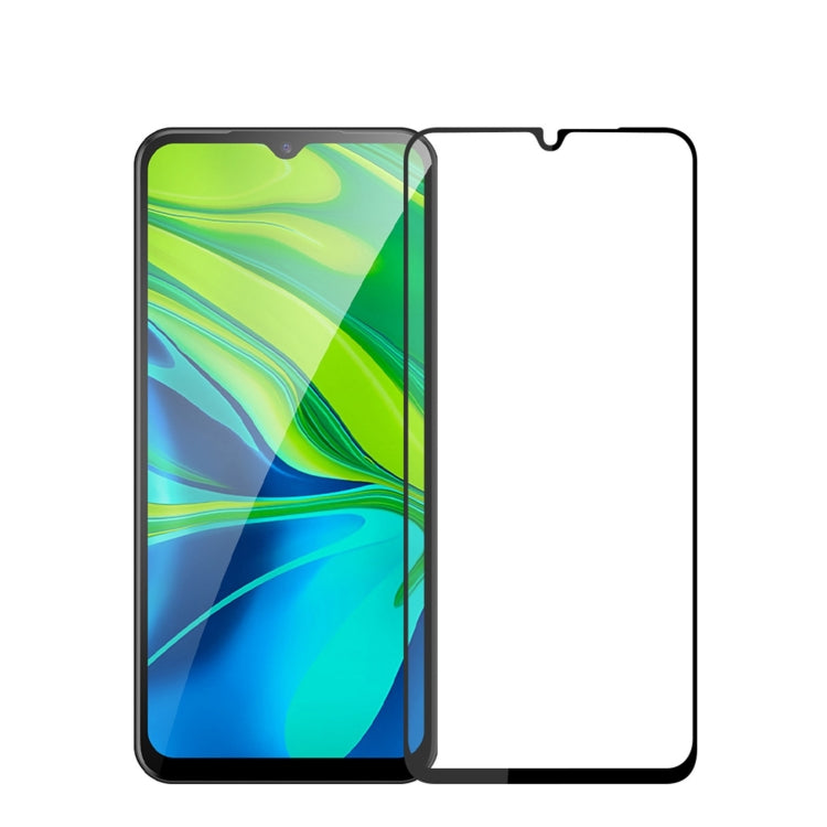 For Xiaomi Poco C55 MOFI 9H 2.5D Full Screen Tempered Glass Film(Black) -  by MOFI | Online Shopping South Africa | PMC TechLife | Buy Now Pay Later Mobicred