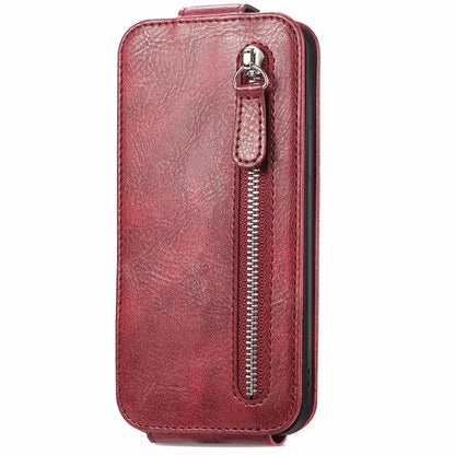 For Xiaomi Redmi Note 13 4G Zipper Wallet Vertical Flip Leather Phone Case(Red) - Note 13 Cases by PMC Jewellery | Online Shopping South Africa | PMC Jewellery | Buy Now Pay Later Mobicred