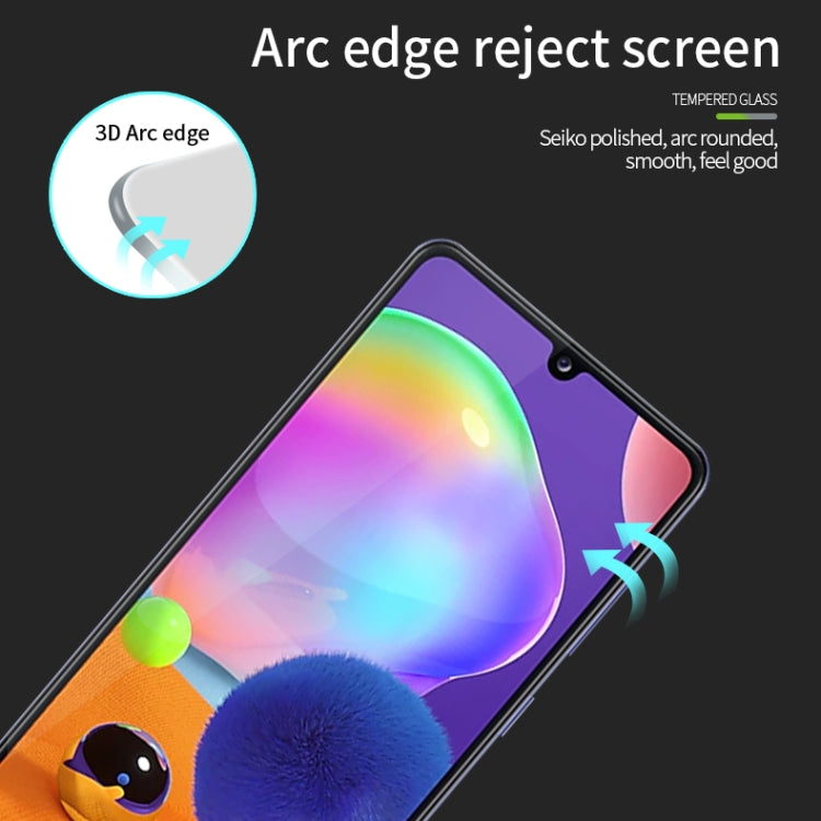 For Samsung Galaxy A05  MOFI 9H 3D Explosion-proof Curved Screen Tempered Glass Film(Black) - Galaxy Tempered Glass by MOFI | Online Shopping South Africa | PMC TechLife | Buy Now Pay Later Mobicred