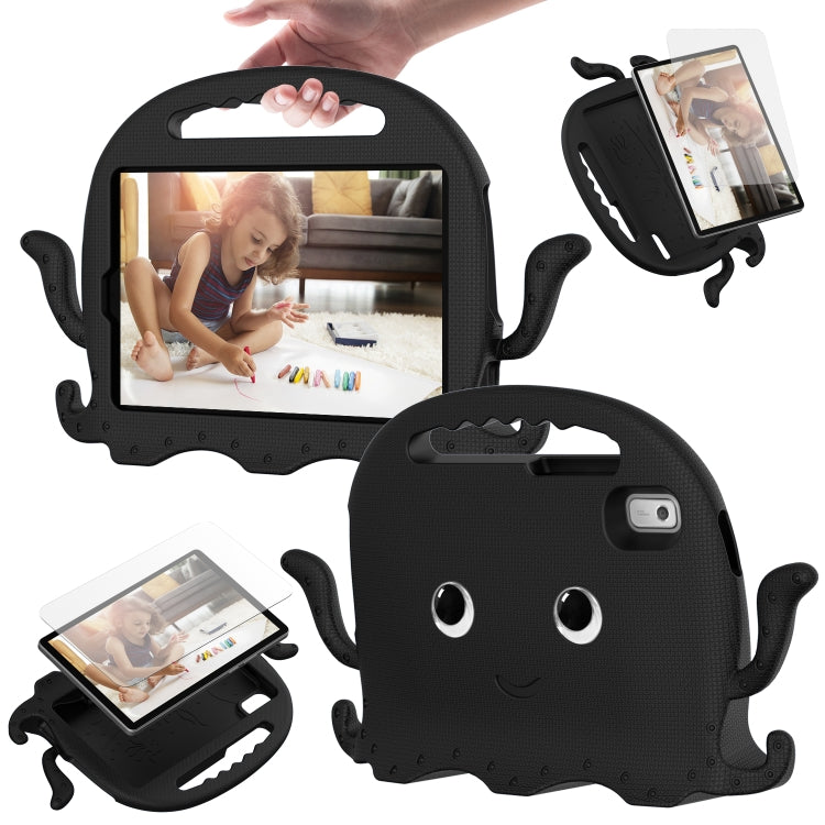 For Lenovo Tab M9 2023 Octopus Style EVA Hybrid PC Shockproof Tablet Case with Strap(Black) - Lenovo by PMC TechLife | Online Shopping South Africa | PMC TechLife | Buy Now Pay Later Mobicred
