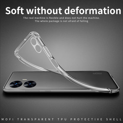 For Realme C55 MOFI Ming Series Ultra-thin TPU Phone Case(Transparent) - Realme Cases by MOFI | Online Shopping South Africa | PMC Jewellery