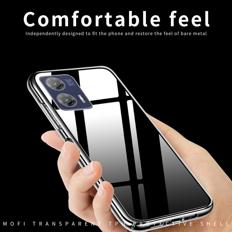 For Motorola Moto G73 MOFI Ming Series Ultra-thin TPU Phone Case(Transparent) - Motorola Cases by MOFI | Online Shopping South Africa | PMC Jewellery