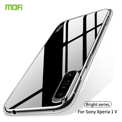 For Sony Xperia 1 V MOFI Ming Series Ultra-thin TPU Phone Case(Transparent) - Sony Cases by MOFI | Online Shopping South Africa | PMC Jewellery