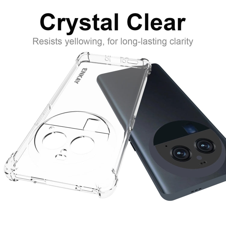 For OPPO Find X6 Pro ENKAY Clear TPU Shockproof Anti-slip Phone Case - OPPO Cases by ENKAY | Online Shopping South Africa | PMC Jewellery | Buy Now Pay Later Mobicred