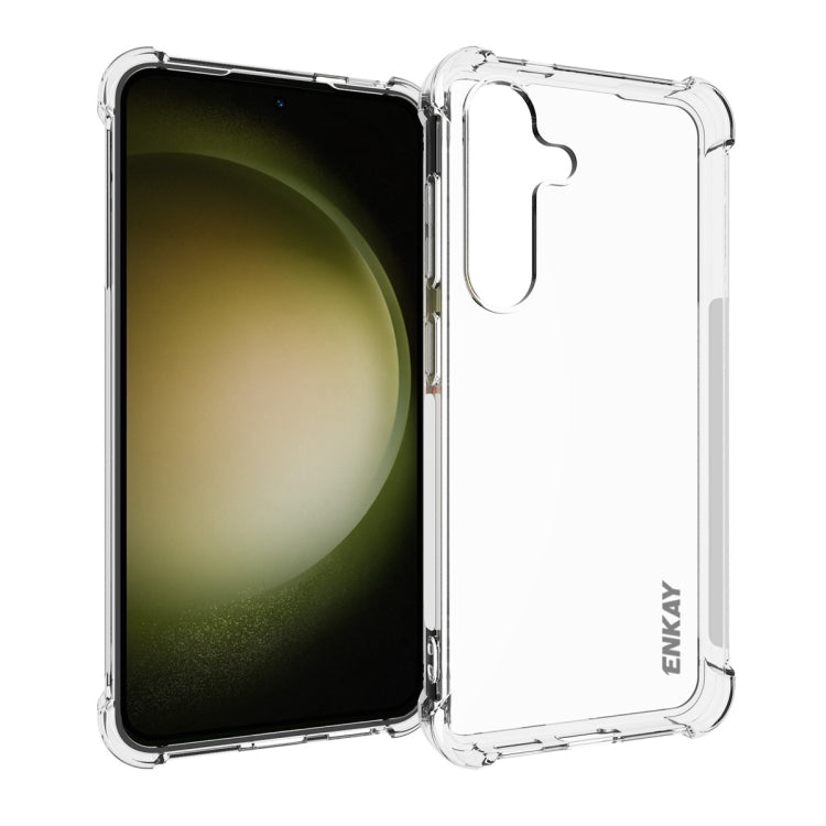 For Samsung Galaxy S24 5G ENKAY Hat-Prince Transparent TPU Shockproof Phone Case - free shipping - PMC Jewellery - Order now!