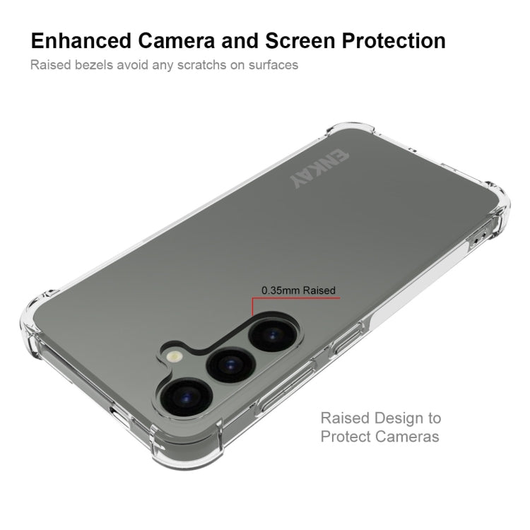 For Samsung Galaxy S24 5G ENKAY Hat-Prince Transparent TPU Shockproof Phone Case - free shipping - PMC Jewellery - Order now!